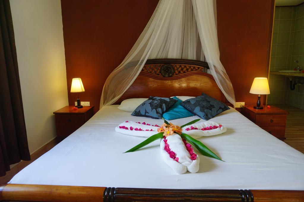 Chalet Bamboo Vert La Digue Bagian luar foto