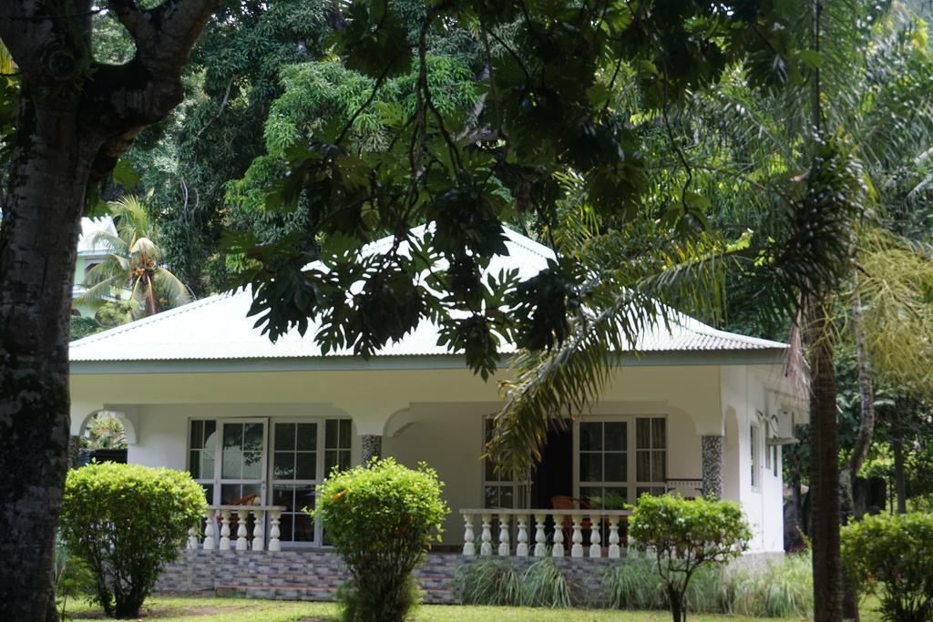 Chalet Bamboo Vert La Digue Bagian luar foto
