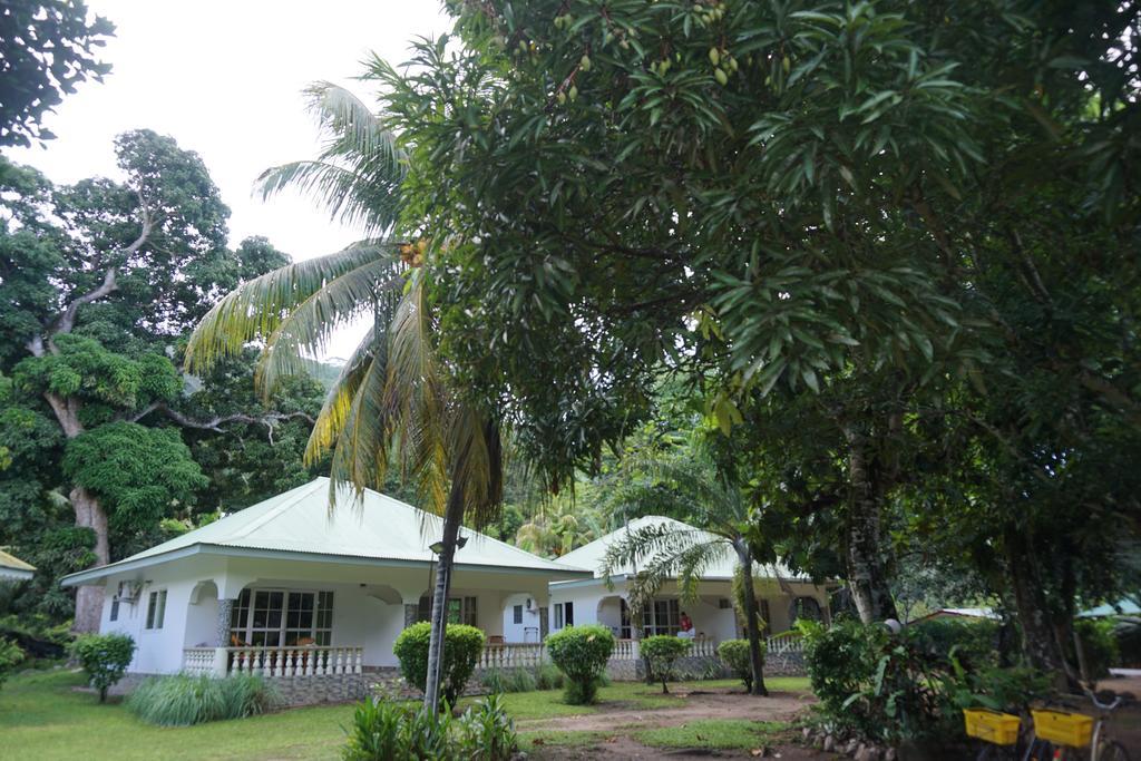 Chalet Bamboo Vert La Digue Bagian luar foto