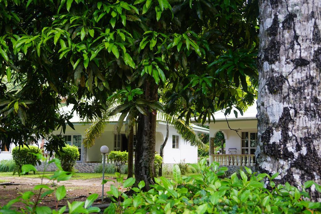 Chalet Bamboo Vert La Digue Bagian luar foto
