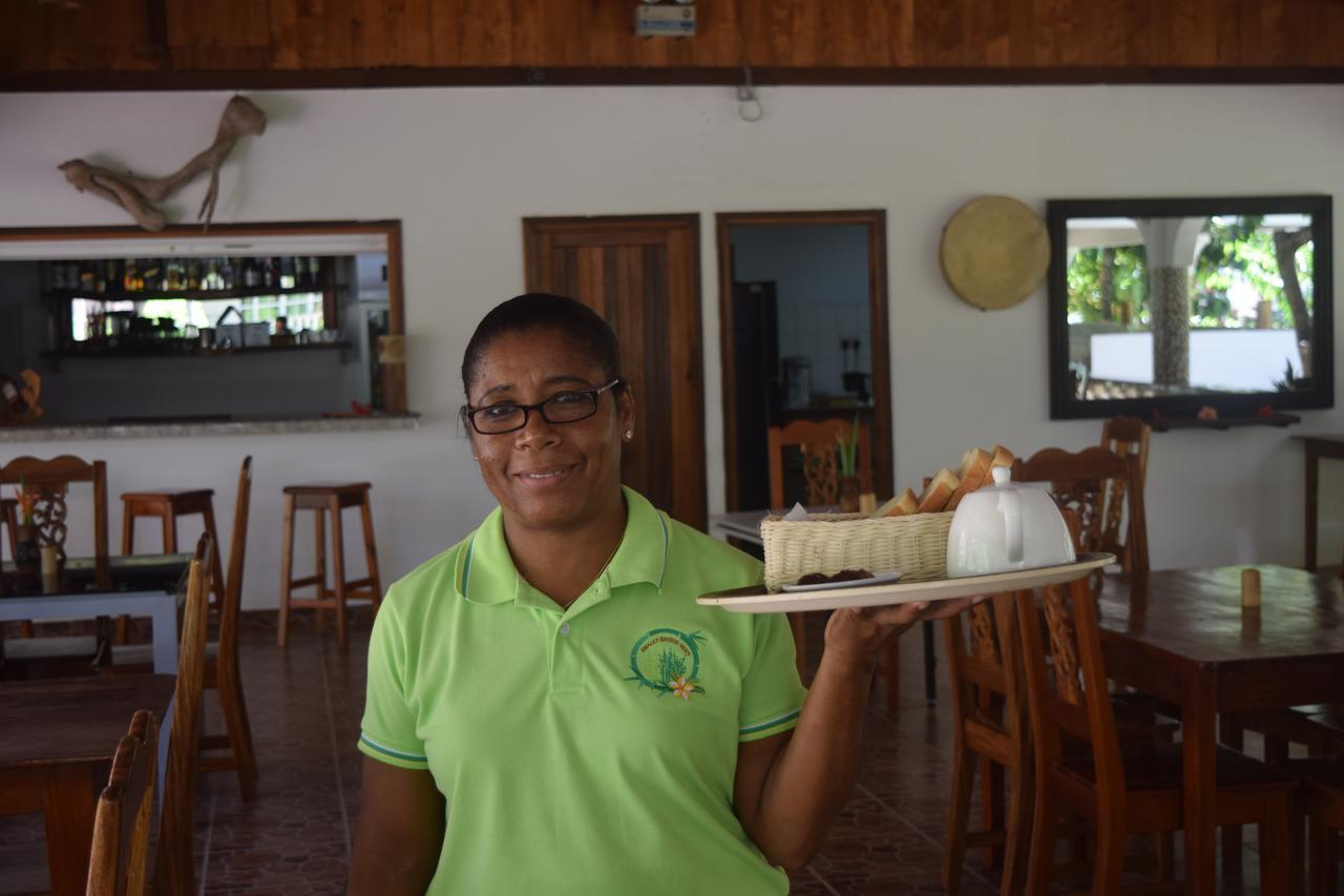 Chalet Bamboo Vert La Digue Bagian luar foto