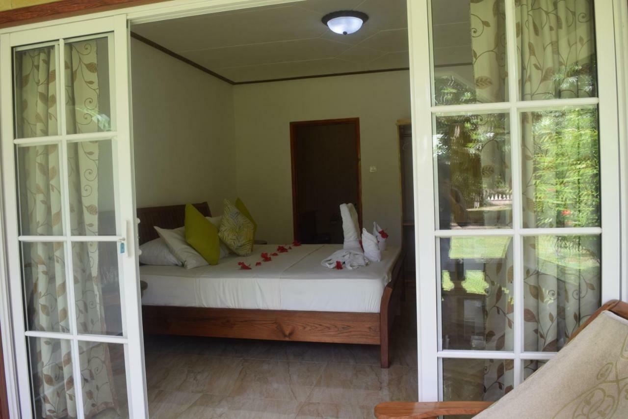 Chalet Bamboo Vert La Digue Bagian luar foto