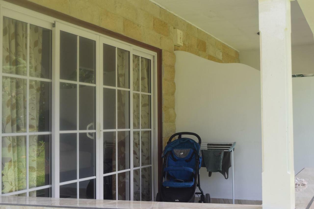Chalet Bamboo Vert La Digue Bagian luar foto