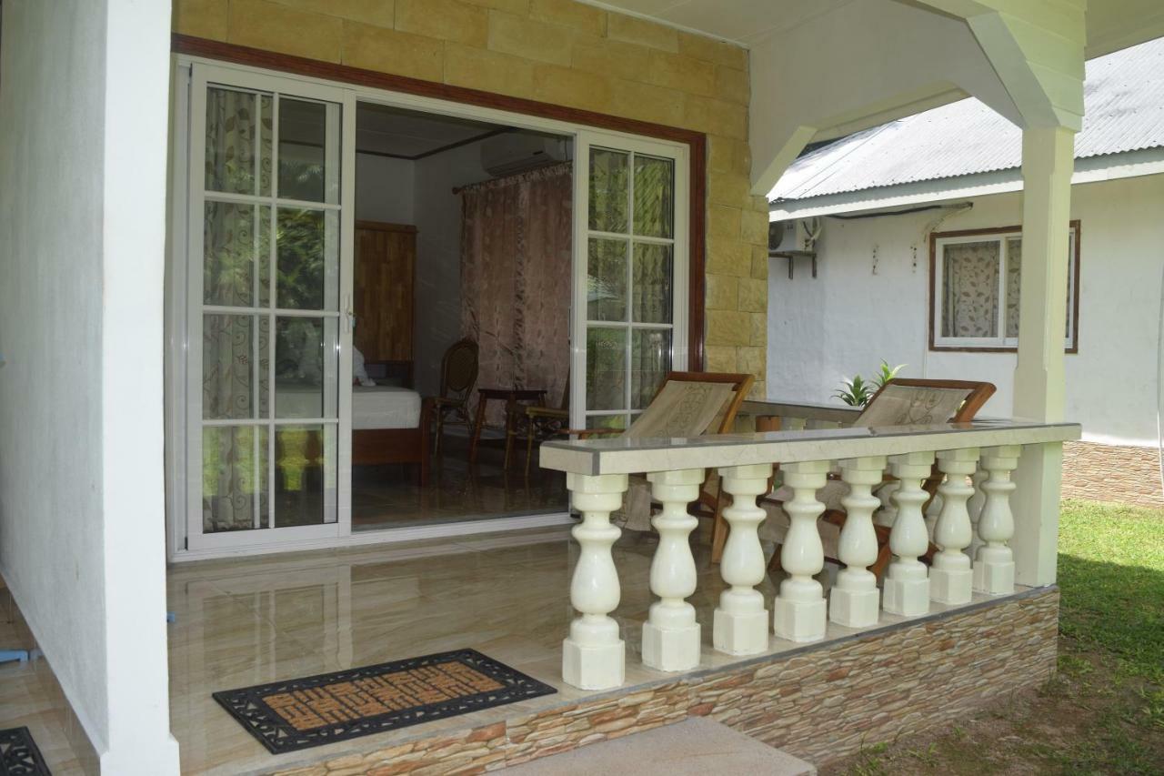Chalet Bamboo Vert La Digue Bagian luar foto